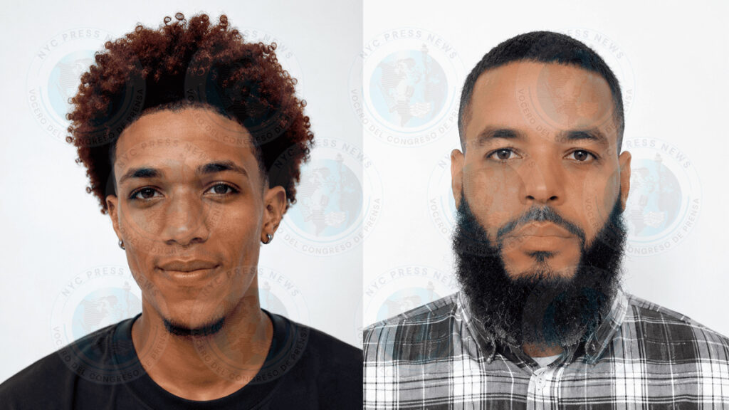 Los medallistas dominicanos Carlos Rodríguez e Ignacio Vásquez.